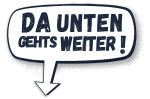 Ein Hinweis, dass es unterhalb des Header-Bereichs noch weiter geht